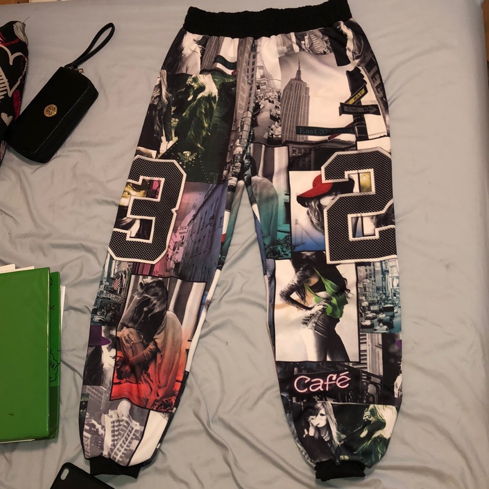 Large number 23 sweat pants